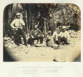 Membri della Spedizione di Rilievo del Sinai